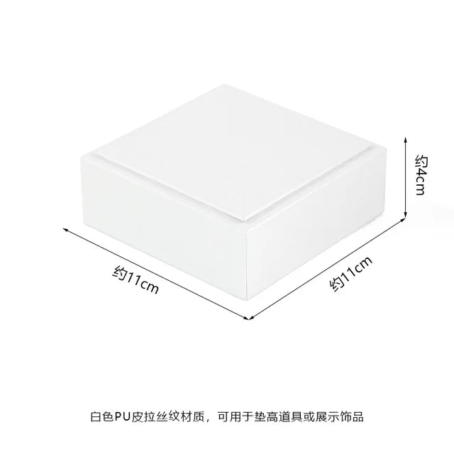 Pure WhiteJewelry Exhibitor Props Bracelet Earring Frame Wiredrawing Table Jewelry Tray Necklace Earring Ring Jewelry Display