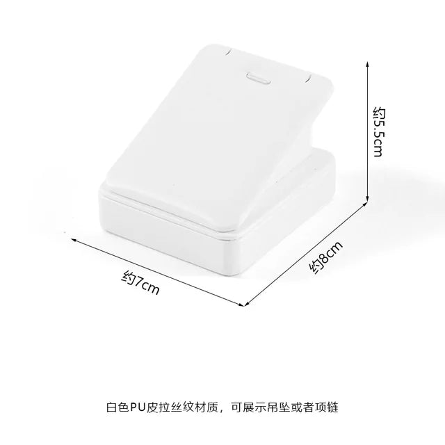 Pure WhiteJewelry Exhibitor Props Bracelet Earring Frame Wiredrawing Table Jewelry Tray Necklace Earring Ring Jewelry Display