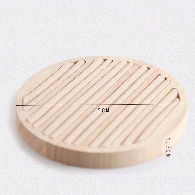 Wood Round Earrings Ring Display Tray for Jewelry Store 92 Solts Ring Storage Plat Personal Jewelry Holder Organizer