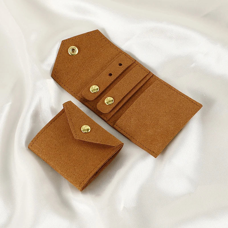 Mini Size Microfiber Jewelry Pouch Ring Earring Organizer Bag Travel Portable Samll Bag Christmas Presents Gift Packaging Supply
