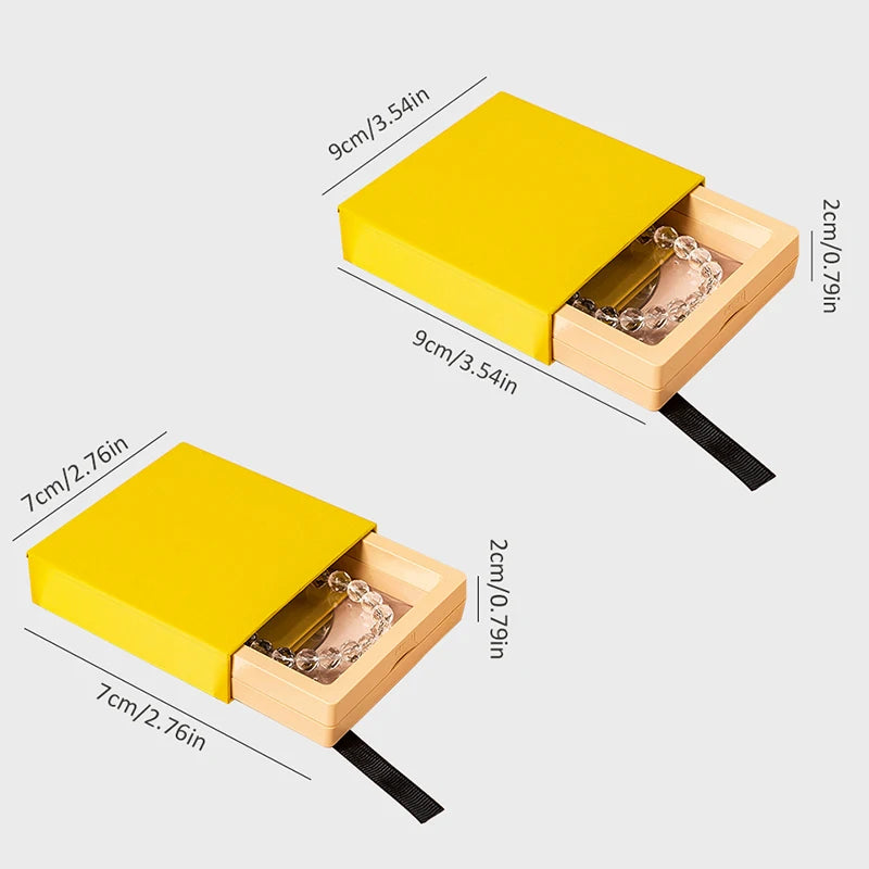Dustproof Pe Film Jewelry Storage Box Necklace Bracelet Holder Ring Pendant Earring Antioxidant Case Jewelry Display Boxes 10pcs