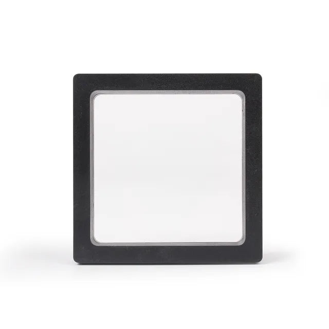 10Pcs 3D Floating Picture Frame Shadow Box Jewelry Display Stand Ring Pendant Holder Protect Jewellery Stone Presentation Case
