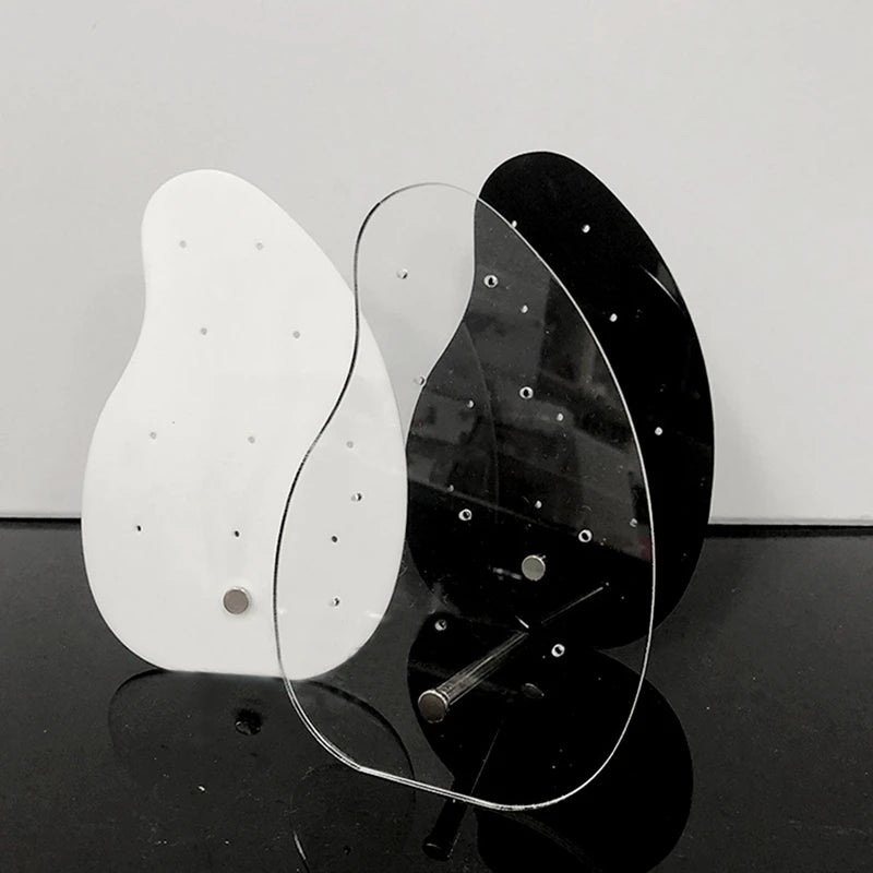 Creative Acrylic Earrings Display Board Jewelry Ear Jewelry Plexiglass Special-Shaped Belt Support Display Board