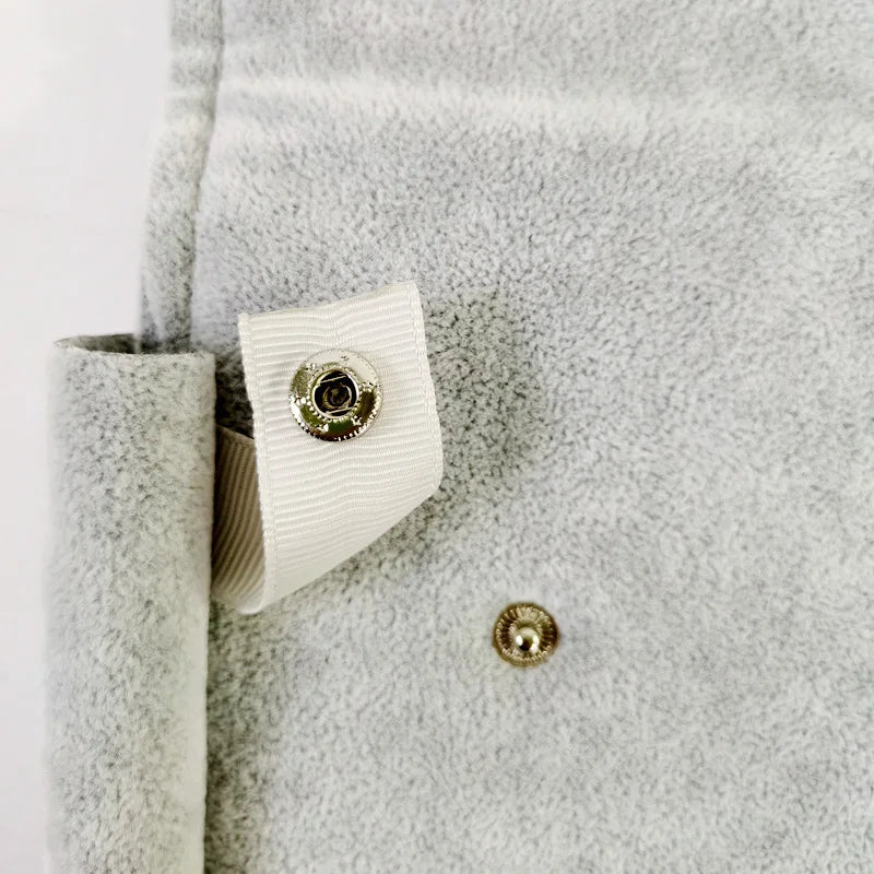 Chinese Red Necklace Organizer Velvet Jewelry Holder Pearl Necklace Storage Bag for Exhibitor Gold Chain Jewelry Holder