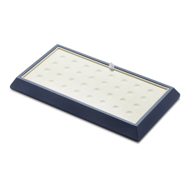 Circular Groove Diamond Display Box High Quality Jewelry Gem Storage Case Gemstone Organizer for International Jewelry Exhibitor