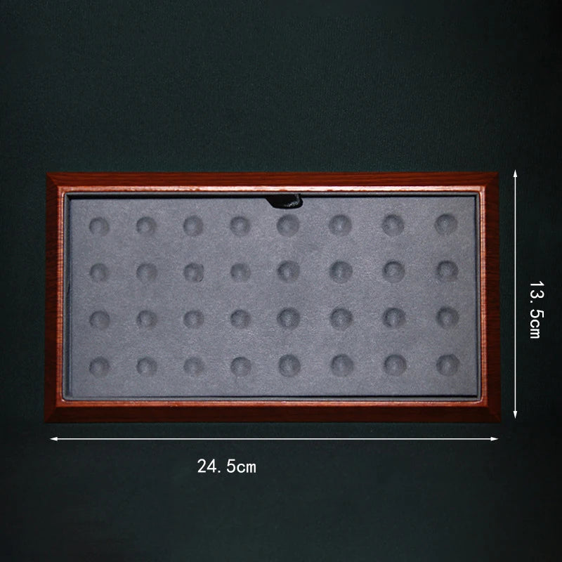 Detachable Diamond Jewelry Display Tray Gem Display Mat Jewelry Exhibitors Round Bead Gemstone Storage Tray Organizer