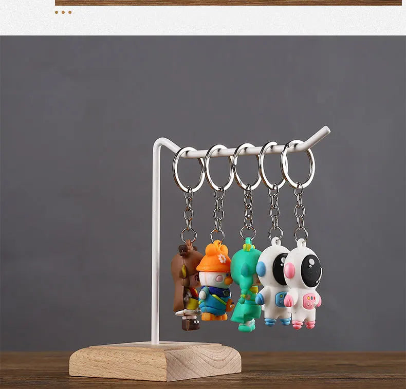 Bracelet Earring Display Holder with Wood Base Earrings Cardboard Storage Rack Jewelry Organizer Key Chain Bracelet Fram