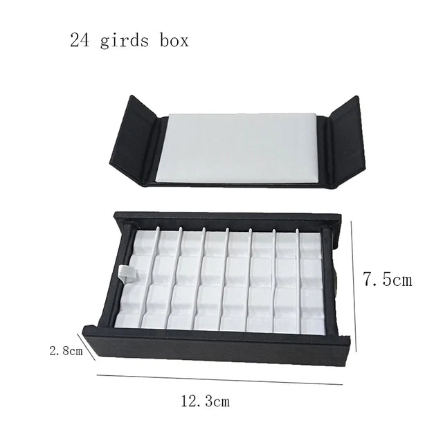 Wholesale Jewelry Gem Display Box Case Loose Diamond Storage Tool Coin Jar Show Tray Gem Pot Gemstone Organizer Holder Container