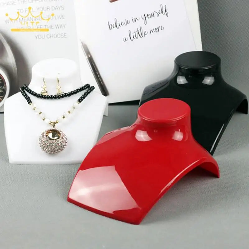 Acrylic Horizontal Necklace Display Neck Mold Jewelry Jewelry Earrings Display Jewelry Rack