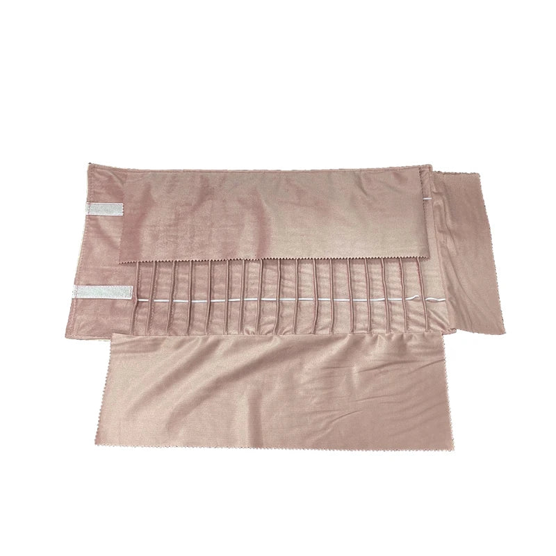 New Jewelry Roll Pack Pearl Necklace Bracelet Storage Display Bag Portable Travel Storage Display Roll Pack