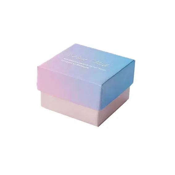 Pink Blue Jewelry Boxes Ring Earrings Gift Box Jewelry Organizers Gradient Storage Case Necklace Bracelet Packing Box Tote Bag