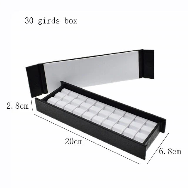 Wholesale Jewelry Gem Display Box Case Loose Diamond Storage Tool Coin Jar Show Tray Gem Pot Gemstone Organizer Holder Container