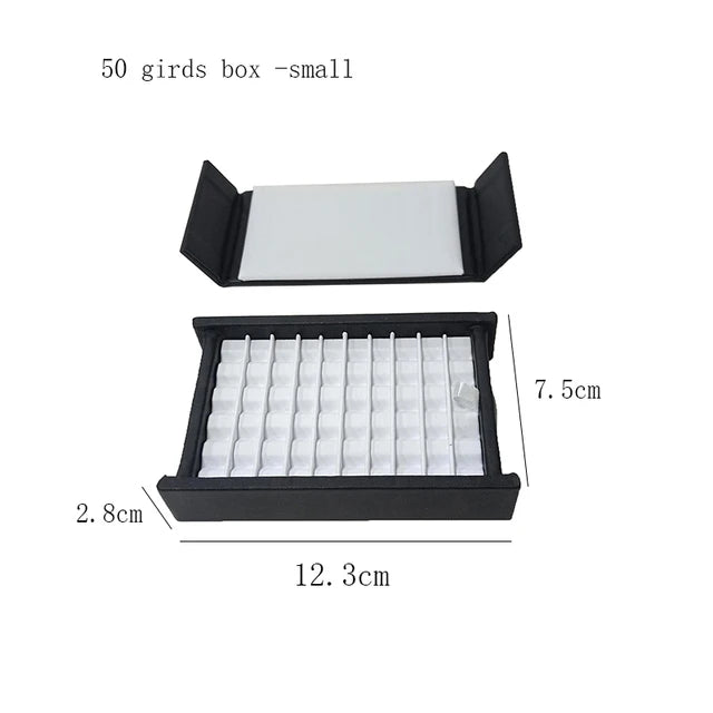 Wholesale Jewelry Gem Display Box Case Loose Diamond Storage Tool Coin Jar Show Tray Gem Pot Gemstone Organizer Holder Container