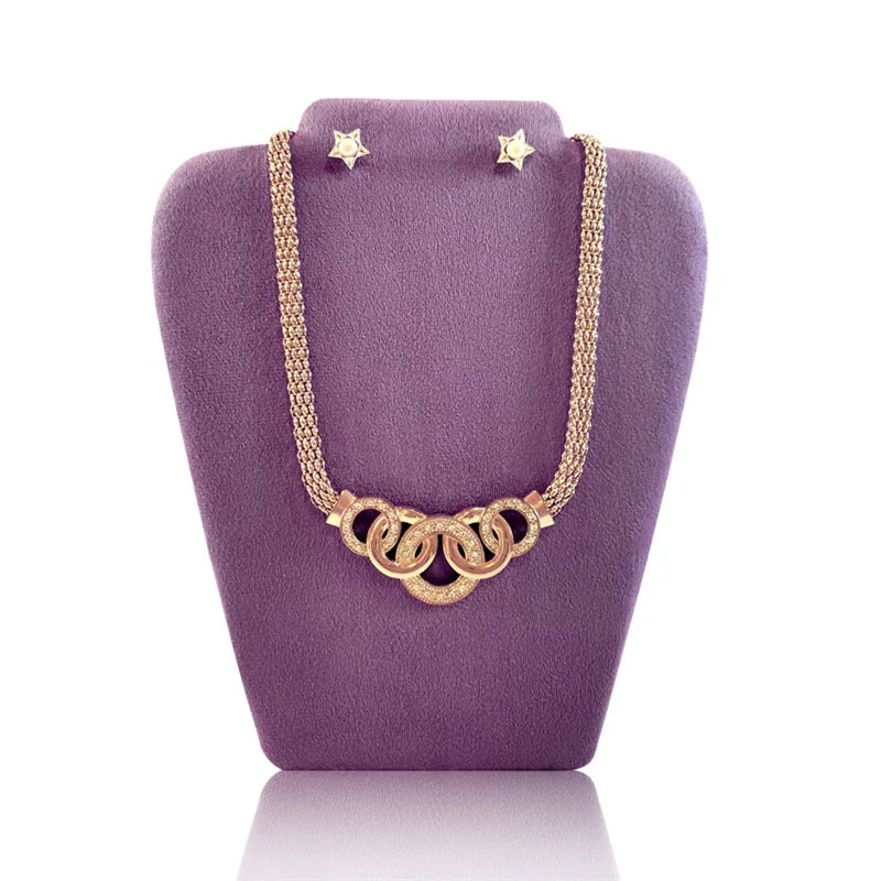 Velvet Necklace Display Stand Jewelry Organizer Rack Pearl Necklace Earrings Display Board for Exhibitor Jewelry Showcase Props