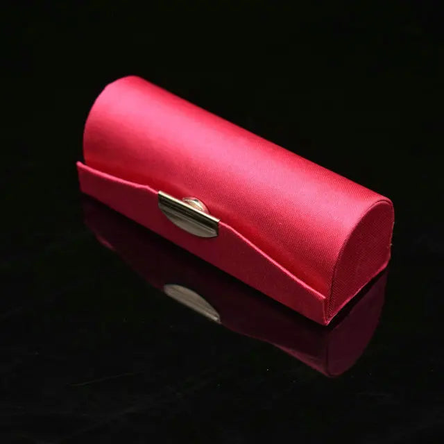 Lipstick Carry Case Classical Style Traditional Embroidery Container Jewelry Box Lipstick Storage Holder