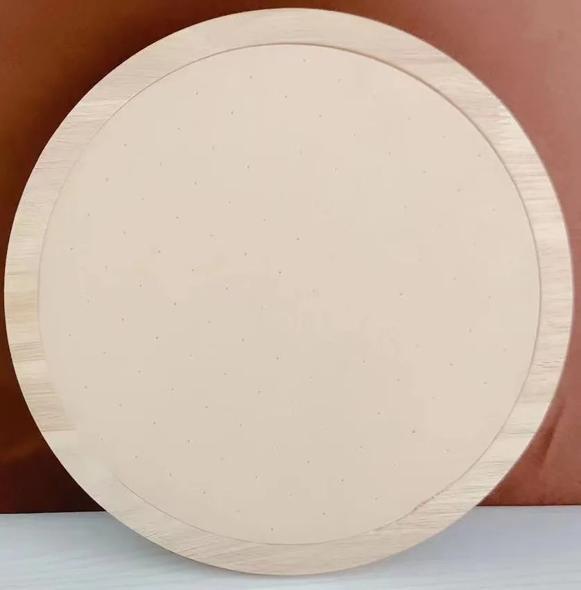 Wood Round Earrings Ring Display Tray for Jewelry Store 92 Solts Ring Storage Plat Personal Jewelry Holder Organizer