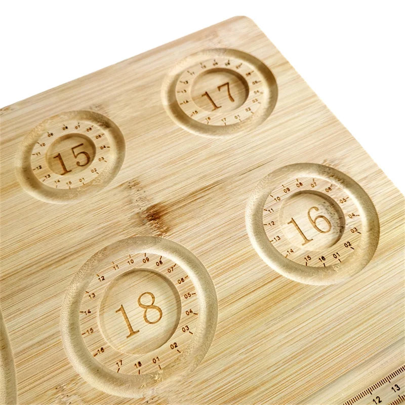 Bracelet Necklace Design Tray Bamboo Diy Tool Pearl Beaded Decorative Board Household Diy Accessory Tools for Handmade Crafts