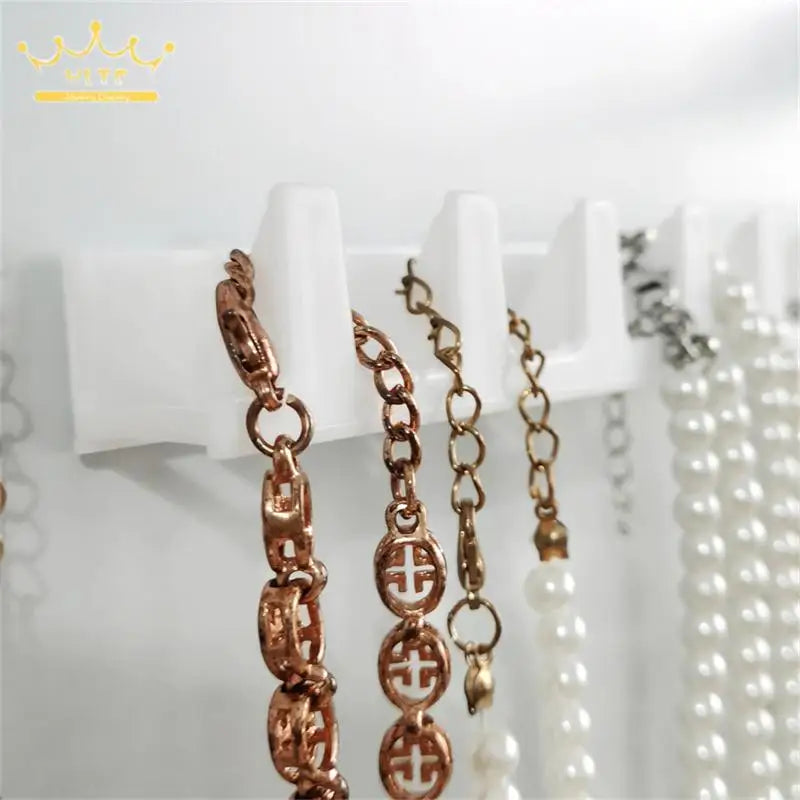 Jewelry Hooks 9 Pieces/set Combination Plastics Sticky Hooks Earrings Necklace Storage Rack Cheap Jewelry Organizer