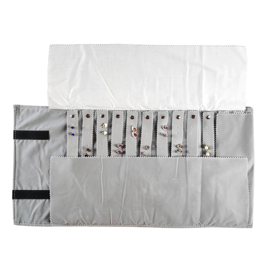 Jewelry Exhibition Jewelry Storage Bag Portable Velvet Pouch Ring Earring Necklace Storage Holder Set Jewelry Organize Bags