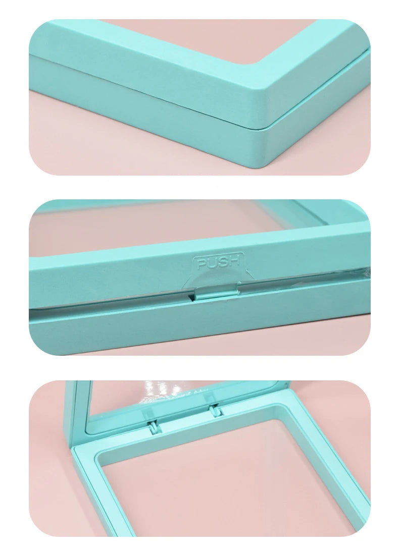 Jewelry Organizer Ring Bracelet Holder 10Pcs/lot Jewelry Display Suspend Stand Beads Diamond Storage Box Anti-Oxidation Pe Film