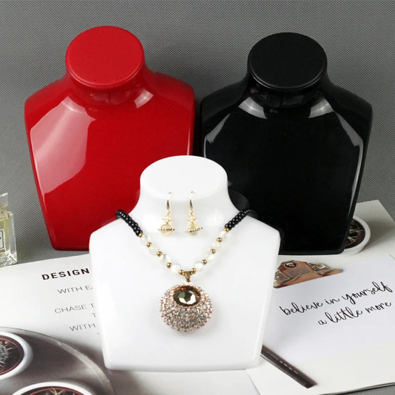 Acrylic Horizontal Necklace Display Neck Mold Jewelry Jewelry Earrings Display Jewelry Rack