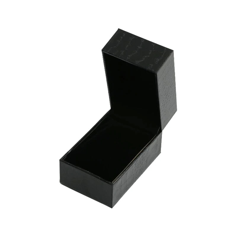 Jewelry Storage Box Crocodile Pattern Filled Leather Paper Flip Watch Packaging Gift Box Bracelet Collection Box