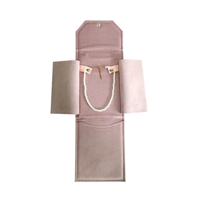 Jewelry Roll Up Bag Organizer Soft Velvet Travel Bags Necklace Earrings Ring Bracelet Carrier Storage Case Bangle Watch Lagerung