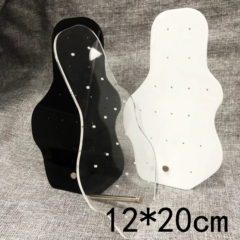 Creative Acrylic Earrings Display Board Jewelry Ear Jewelry Plexiglass Special-Shaped Belt Support Display Board