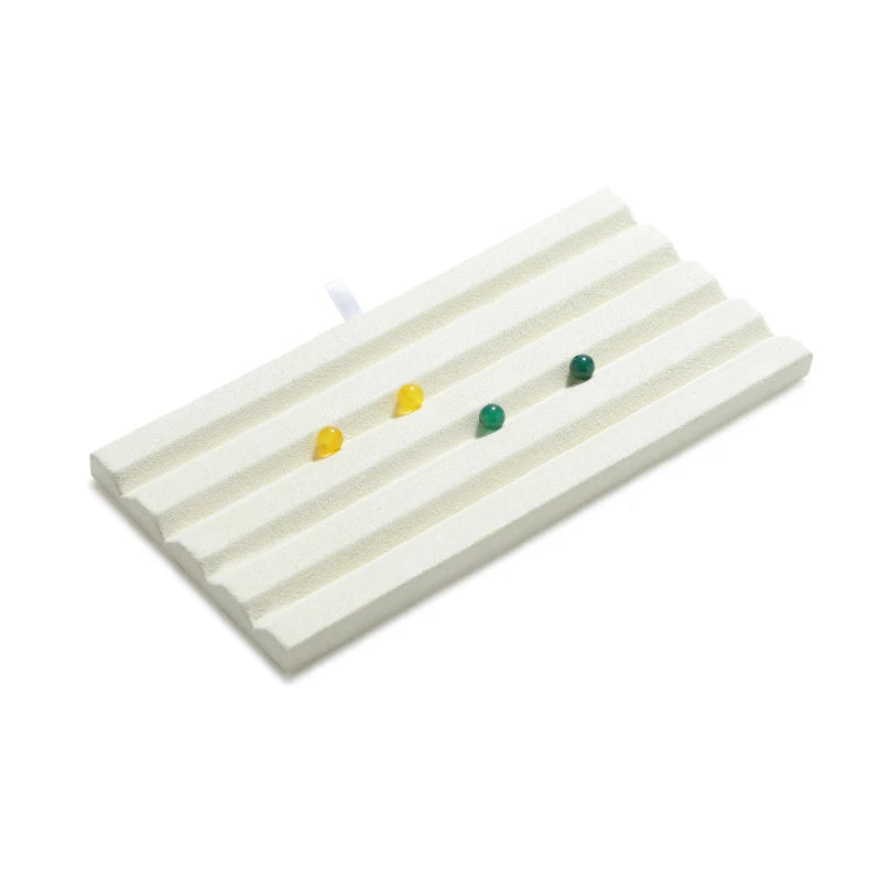 Circular Groove Diamond Display Box High Quality Jewelry Gem Storage Case Gemstone Organizer for International Jewelry Exhibitor