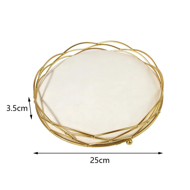Creative Combination with Jewelry Display Case Metal Beige Suede Rack Ring Necklace Bracelet Pendant Shooting Counter Props