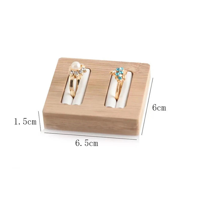 Ring Earring Display Tray Jewelry Organizer 2/5/10/15 Solts Ring Plate Personal Jewelry Storage Board Multiple Sizes Available