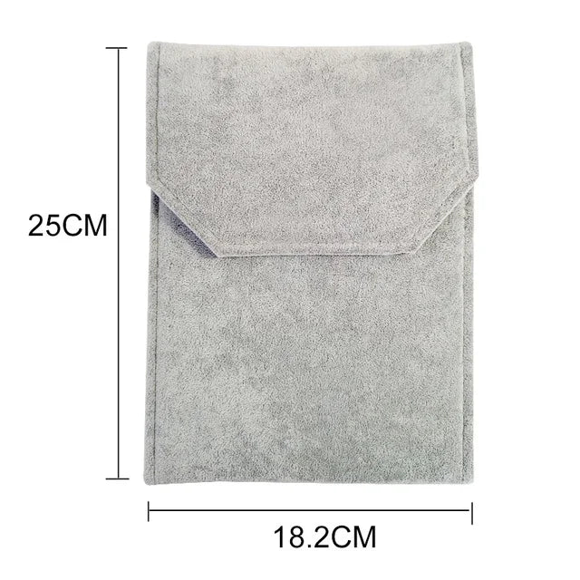 Jewelry Roll Up Bag Organizer Soft Velvet Travel Bags Necklace Earrings Ring Bracelet Carrier Storage Case Bangle Watch Lagerung