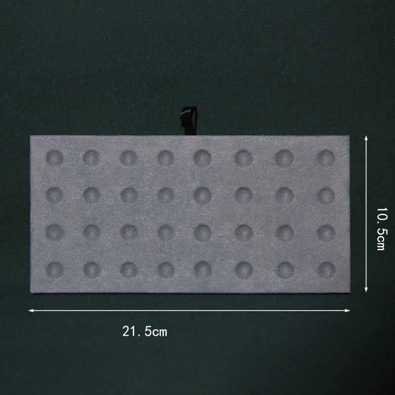 Detachable Diamond Jewelry Display Tray Gem Display Mat Jewelry Exhibitors Round Bead Gemstone Storage Tray Organizer