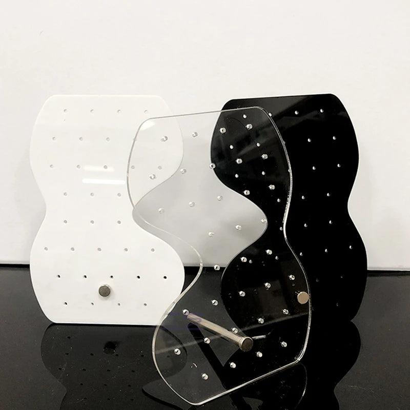 Creative Acrylic Earrings Display Board Jewelry Ear Jewelry Plexiglass Special-Shaped Belt Support Display Board