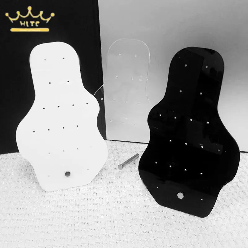 Creative Acrylic Earrings Display Board Jewelry Ear Jewelry Plexiglass Special-Shaped Belt Support Display Board