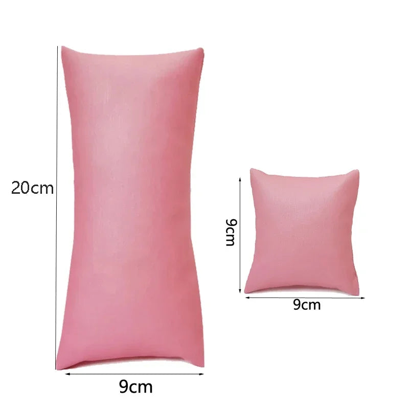 1 Set Colorful Velvet Jewelry Exhibitor Pillow Stand Bracelet Watch Bangle Organizer Cushion Photography Prop Show Holder