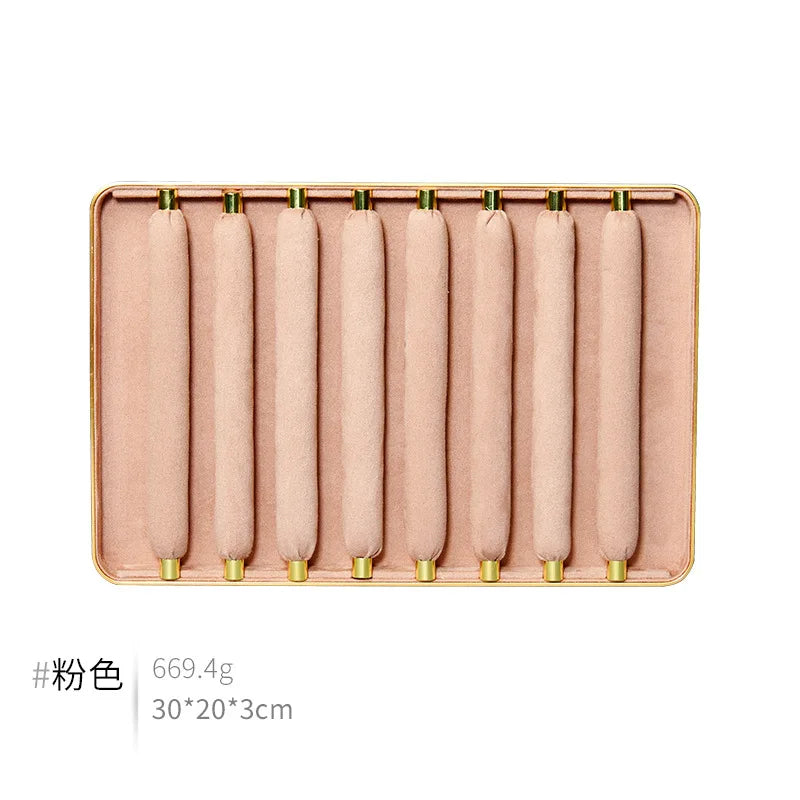 High Quality 8/6 Detachable Ring Sticks Jewelry Display Tray Ring Earring Necklace Bracelet Accessories Organize Storage