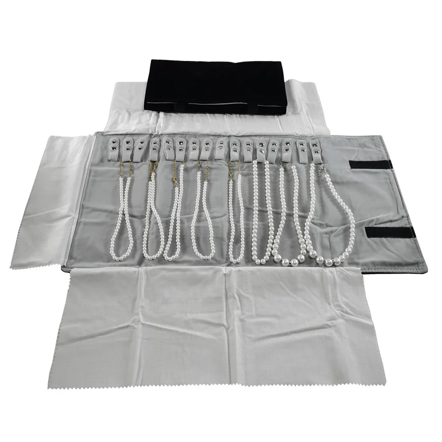 Jewelry Exhibition Jewelry Storage Bag Portable Velvet Pouch Ring Earring Necklace Storage Holder Set Jewelry Organize Bags