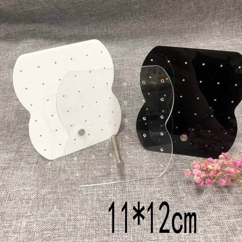 Creative Acrylic Earrings Display Board Jewelry Ear Jewelry Plexiglass Special-Shaped Belt Support Display Board