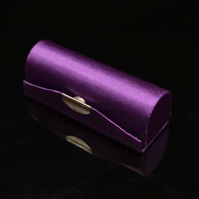 Lipstick Carry Case Classical Style Traditional Embroidery Container Jewelry Box Lipstick Storage Holder