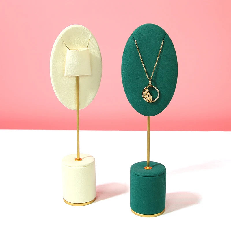 Rings Earring Necklace Display Stand Cylindrical Jewelry Storage Rack Necklace Organizer Jewelry Store Counter Display Props