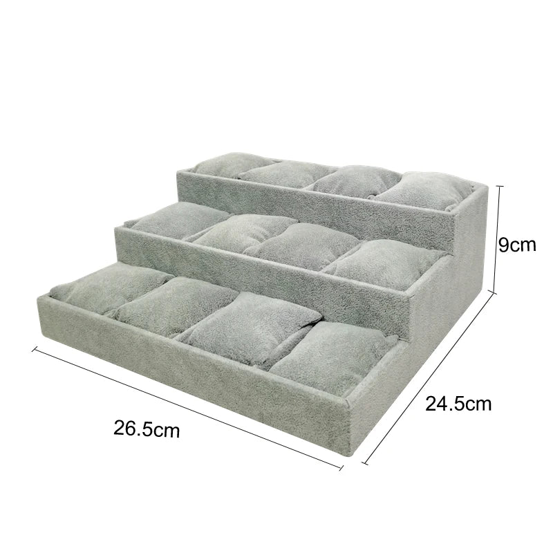 High Grade Pu White Display Plate Watch Bracelet Ring Gray Velvet Tray Black Watch Display Frame Organizer Earring Storage