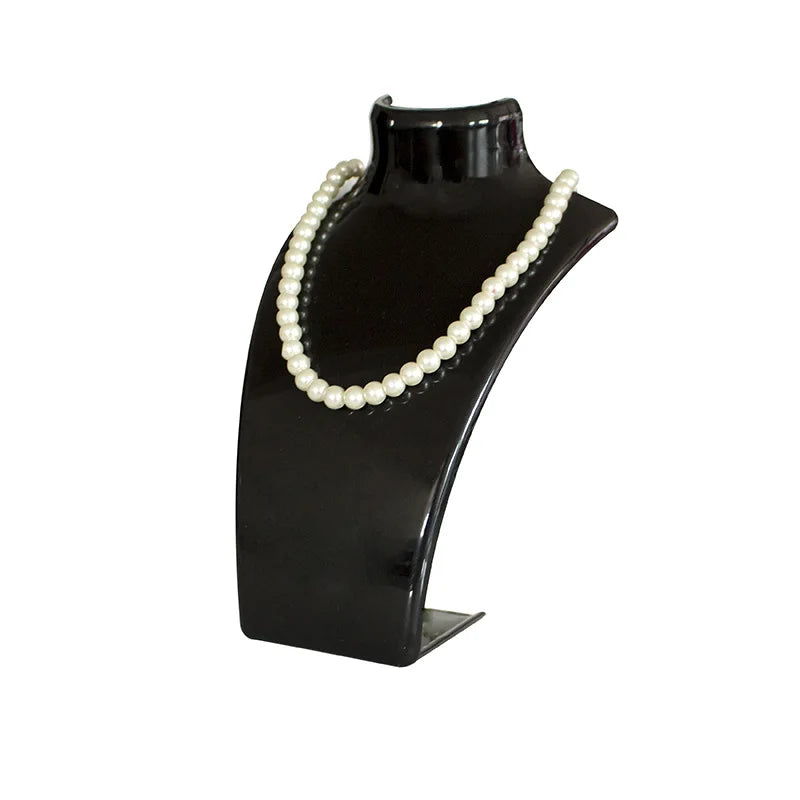 Necklace Display Stand Holder Pendant Earrings Shelf Acrylic Mannequin Jewellry Rack for Necklaces Black White Clear Available