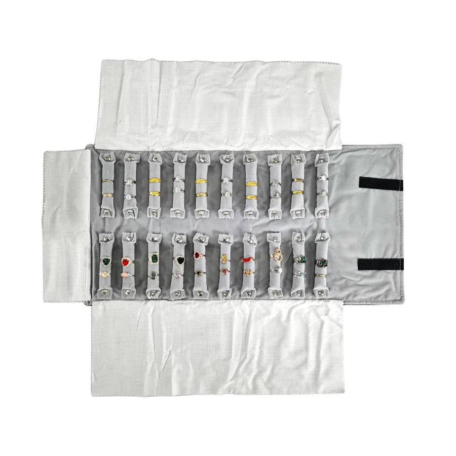 Jewelry Exhibition Jewelry Storage Bag Portable Velvet Pouch Ring Earring Necklace Storage Holder Set Jewelry Organize Bags