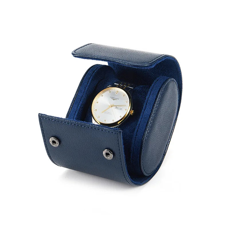 Watch Organizer Pouch High Grade Leather Watch Roll Men's and Women Wristwatch Storage Holder 1/2/3 Slots Available