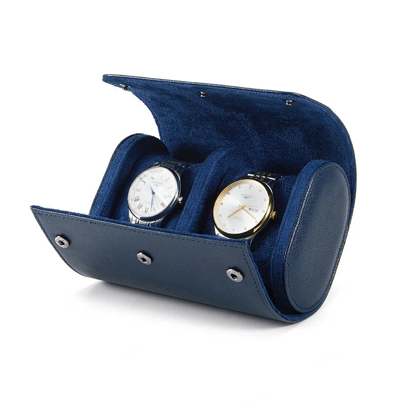 Watch Organizer Pouch High Grade Leather Watch Roll Men's and Women Wristwatch Storage Holder 1/2/3 Slots Available
