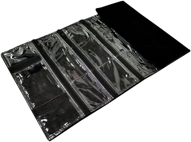 SCIKHEFT Velvet Travel Jewelry Case Roll Bag Organizer for Necklace Bracelets Ring Earrings