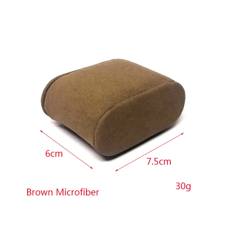 New Watch Jewelry Storage Pillow Holder PU Bangle Chain Organizer Velvet Pendant Anklet Pillow Cushion Stand Showcase