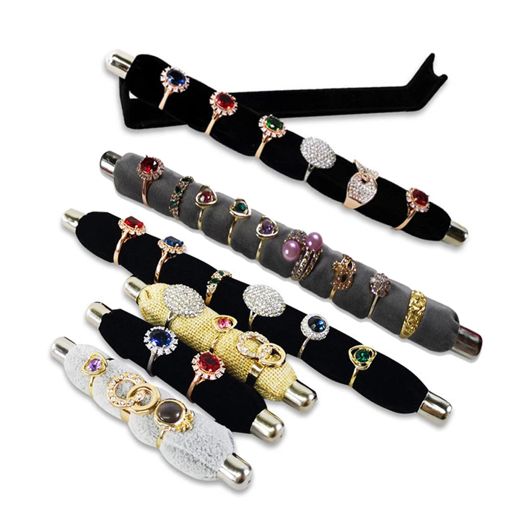 Rings Organizer Creative Ring Holder Jewelry Display Holder Ring Display Tools Jewelry Storage Supplies De Joyas Para Colgar