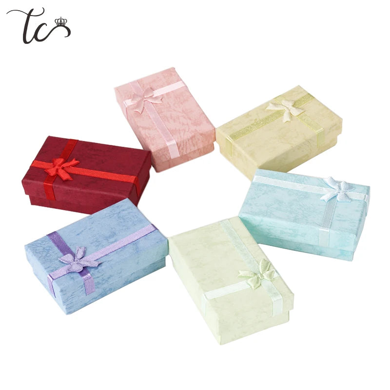 Ring Box Necklace Box Paper Trinket Box Necklace Organizer Earring Storage Box Small Accessories Container